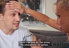 Russian Milf Craved a Cumshot Thinking World Would End.