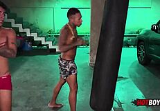 The friend gets his ass fucked by a big cock in pov