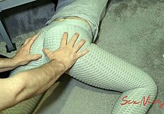 Silly Step-Mom Gets Stuck In Roleplay With Big Cock Creampie