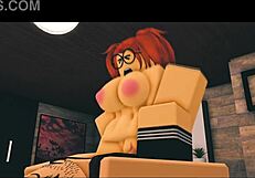 A nerdy red-haired girl gets it hard in her condo bedroom in this animated porn