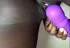 twerking on a vibrating dildo is so much fun