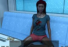 Man, this busty ebony in Stranded in Space 134 is mad at me