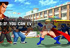 does brian battler meet power girl and raven in hentai mugen?