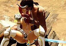 Válečná princezna šla zabít minotaura a skončila tím, že ji šuknul