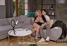 Shame4k delivers live action with a French mature mom and boy in pantyhose