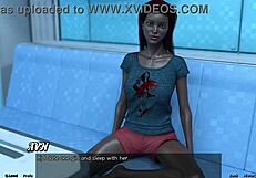 Man, this busty ebony in Stranded in Space 134 is mad at me