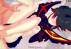 I’m loving Ryuko Matoi in this intense 3D cartoon fantasy scene