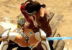 the warrior princess went to kill the minotaur and ended up getting fucked by him