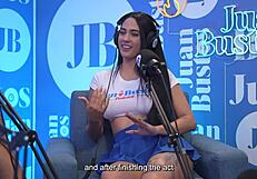 Juan Bustos' podcast leaves Florizqueen speechless with intense orgasms