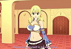 Lucy Natsu Fairy Tail Hentai Blowjob Handjob Horny Cumshot!