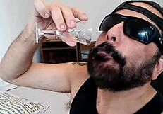 Harvesting Male Nectar in Interracial Oral Session