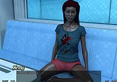 Man, this busty ebony in Stranded in Space 134 is mad at me