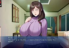 Housewife engages in lewd cultural exchange with big black cock in anime hentai.