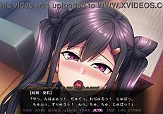 Saimin seishidou secret lesson with airi yuuki 2 in anime style. detailed japanese instruction game
