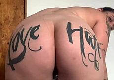 Beautiful amateur in shorts and mini skirts, showing off her ass and pussy