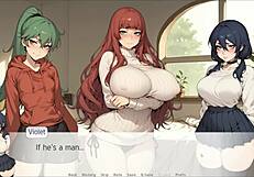 she says, 'i love making master cum between my gigantic breasts'