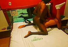 My African Friend Is Checking Out My Little Fuck House