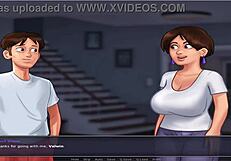 Old Busty Woman In Summer Time Saga Uncensored