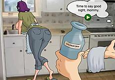 Mother-In-Law Gets Spanked And Bondaged In Hardcore BDSM Fuck