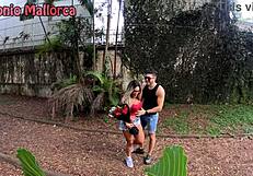 Valentine's day walk with hot brazilian babe in ibirapuera park