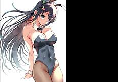 Sakurajima Mai Bunny Girl Senpai Raccolta Scene Hentai Rule 34