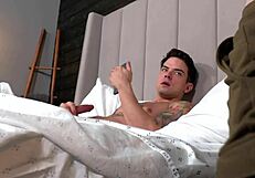 Straight hunk gets dominated by gay twink stepbro