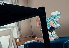 Compilation of Vtubers in wild 3D cartoon hentai fucking scenes.