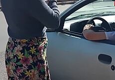 Slut Masturbates Stranger In Car While Husband Films