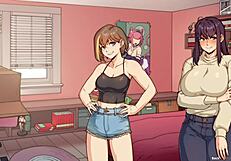 Amy feels overwhelmed as Chloe finally creampies her, filling her womb with love.