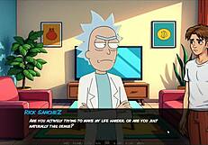 Portal Porn Demoniums Parody Hentai Game Ep 1 Mortys Sister Squirting in Shower