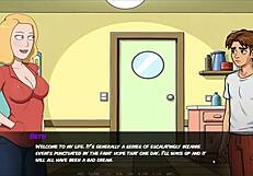 Portal Porn Demoniums Parody Hentai Game Ep 1 Mortys Sister Squirting in Shower