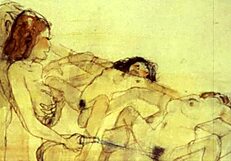 Vintage Erotic Illustration Sparks Subtle Desire