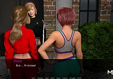 DusklightManor - Bare Breasts and Anal Action in 3D Futanari Scene