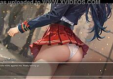 blurring walls romance hentai game ep 5 couple confess naughty fantasies