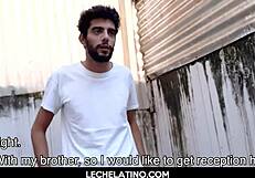 Big Dick Latinos in Hot Gay Threesome with Facial Cumshot