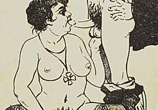 hey, remember those wild vintage erotic drawings from back then?