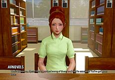 Ripples 7 game features curvy mature teen in ripped outfit anime adventure