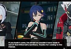 exploring hollow with billy and gumi in hentai game