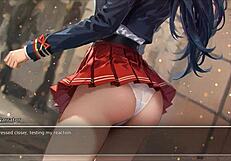 blurring walls romance hentai game ep 5 couple confess naughty fantasies