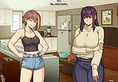 Amy feels overwhelmed as Chloe finally creampies her, filling her womb with love.