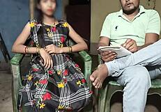 Watch first time teacher blowjob in Hindi?