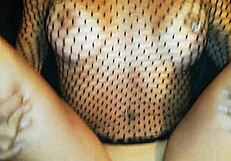 horny amateur with big tits gets blowjob bent over