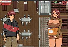 in this spooky hentai game, indian yoga teacher gets bukkake in taboo episode 24