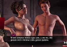 In treasure of nadia, she feels eyes on her ass during episode 26