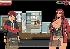 in this spooky hentai game, indian yoga teacher gets bukkake in taboo episode 24