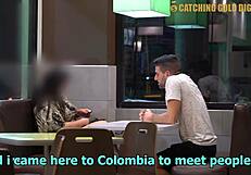 Big Latina MILF gets free food in exchange for hot sex
