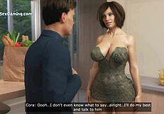 Holy Cow! My Stepmom Eases My Tension with Hands-On Help in 3D Animation