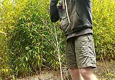 Big Dick Cumming Outdoors In Public Hentai