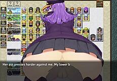 big tits femdom controls the game