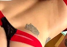 Beautiful skinny latina teen in first anal casting